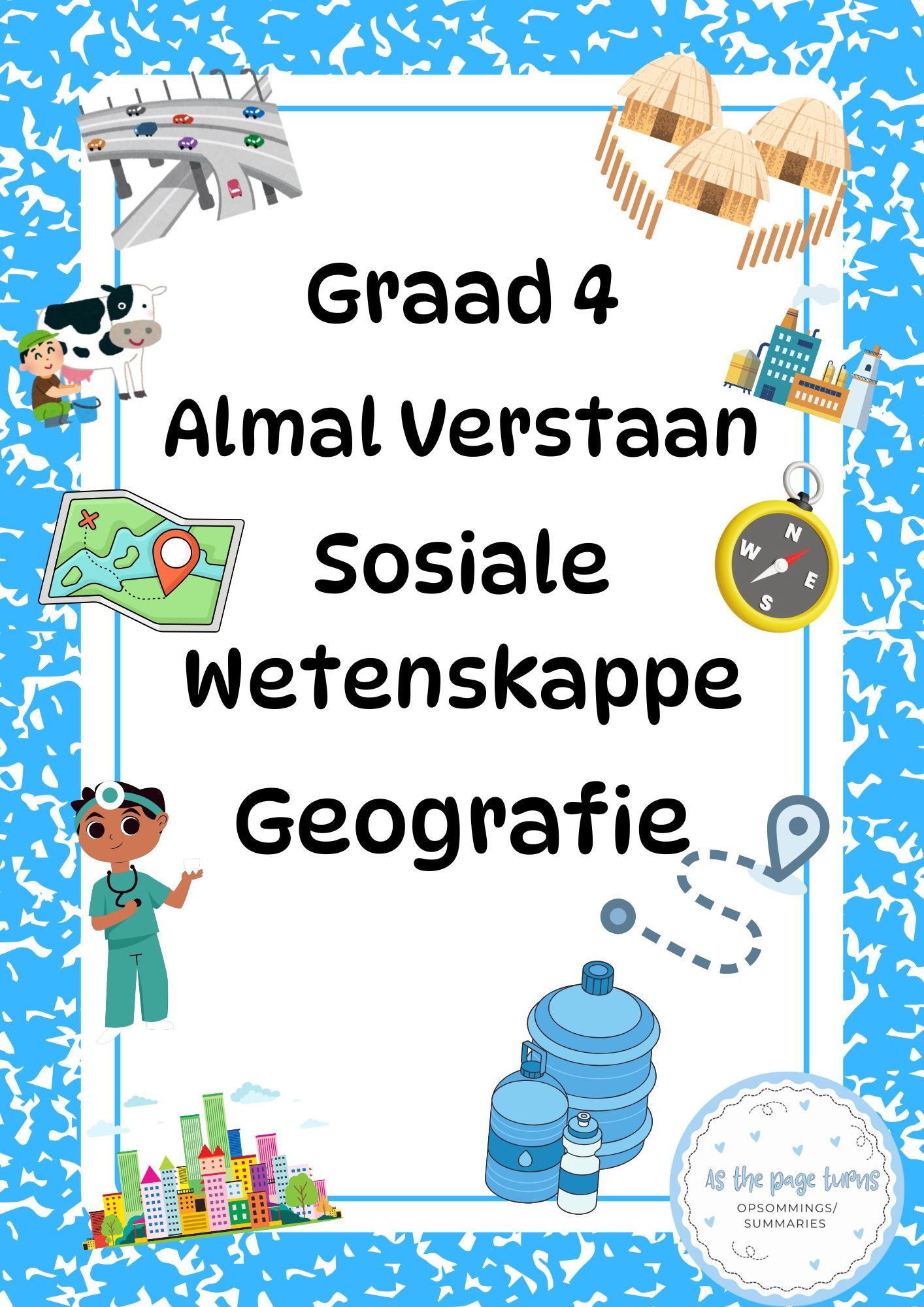 Graad 4 Geografie Sosiale Wetenskappe Almal Verstaan Handboek Kwartaal 3