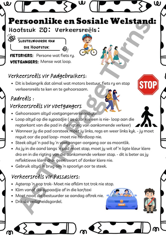 Graad 4 Lewensvaardigheid Opsommings Kwartaal 4